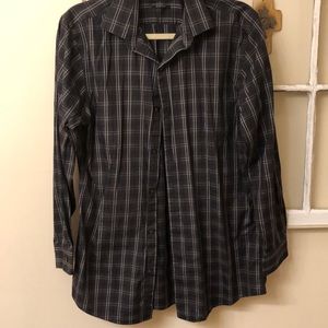 Marc Anthony Tartan Button Down 15 1/2 32-33